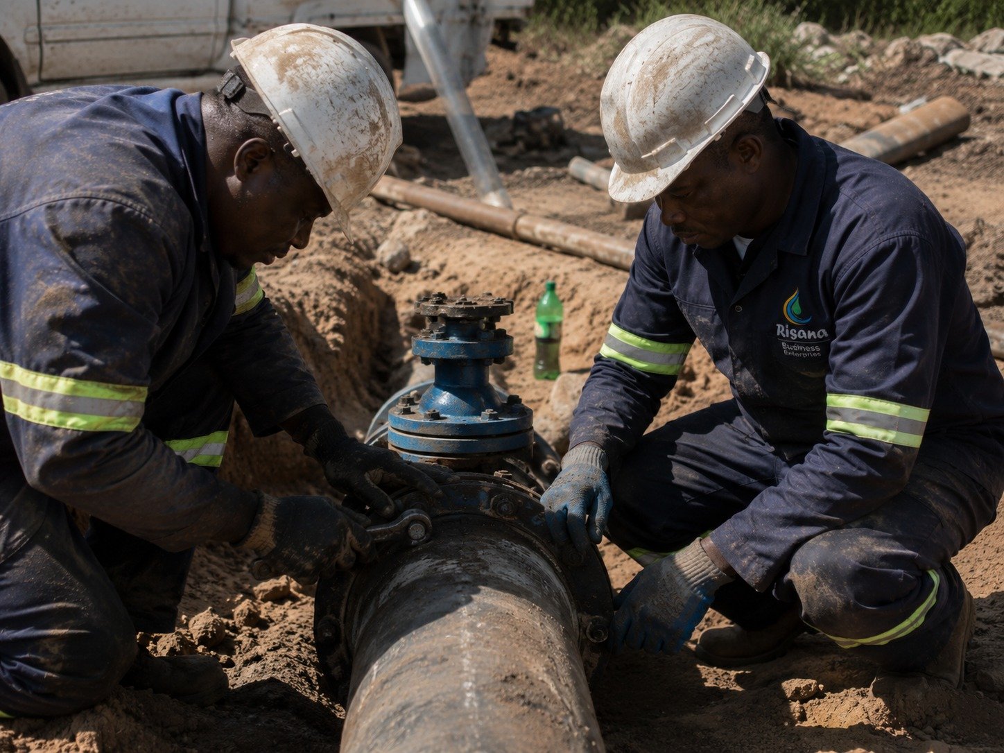 Risana crew on site